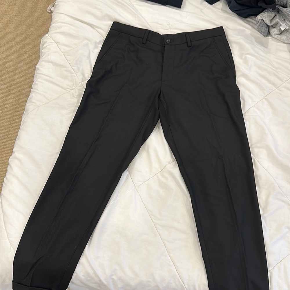 Men’s Zara Black Slim Suit Pants Gem